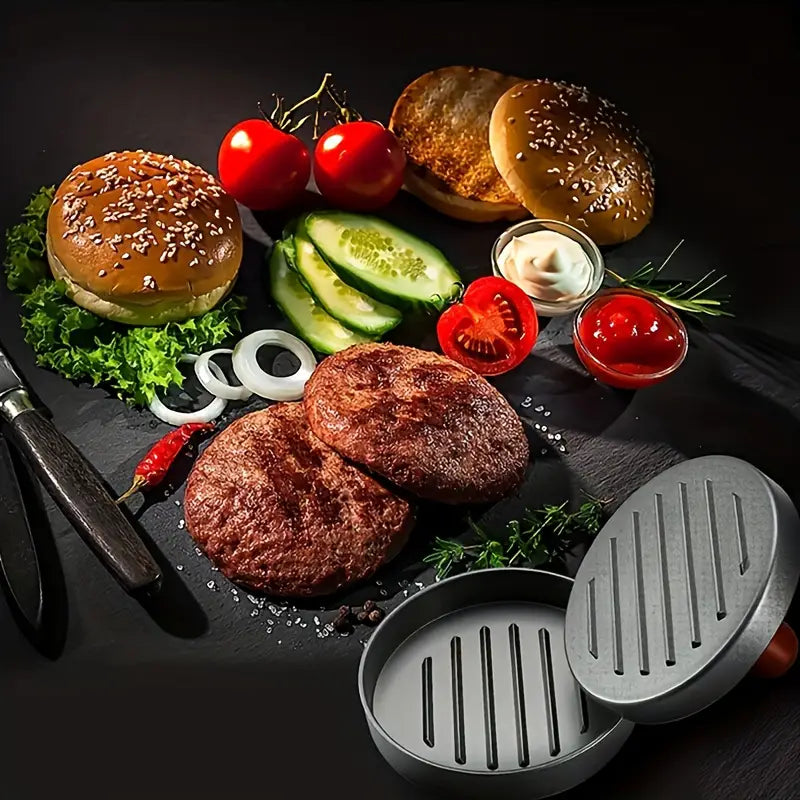 Set, Burger Press Hamburger Patty Paper, Non-Stick Meat Press Set And Meat Separation Paper, Kitchen Gadgets, Kitchen Accessories father gift