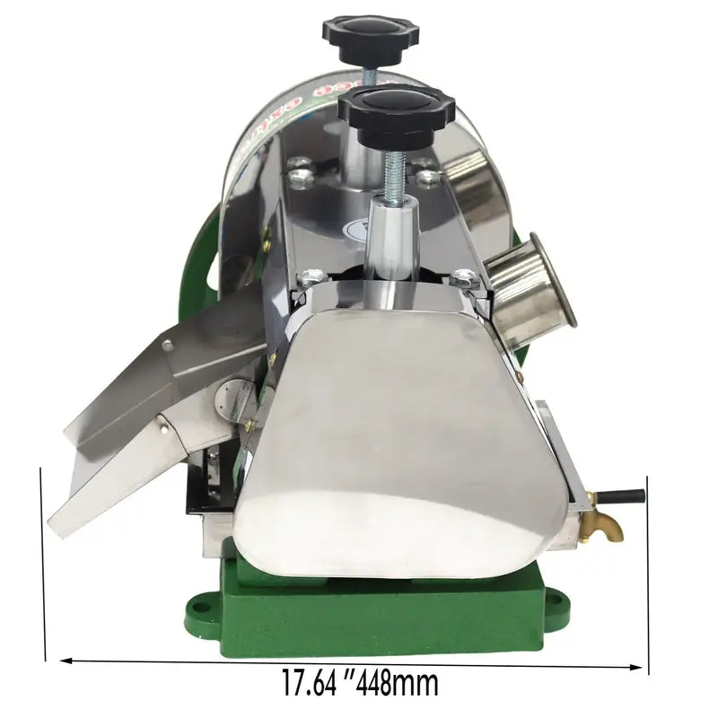 Hand-Cranked Sugarcane Machine 3 Rollers 6CM Inlet High Juicing Rate for Fruit Store Buffet