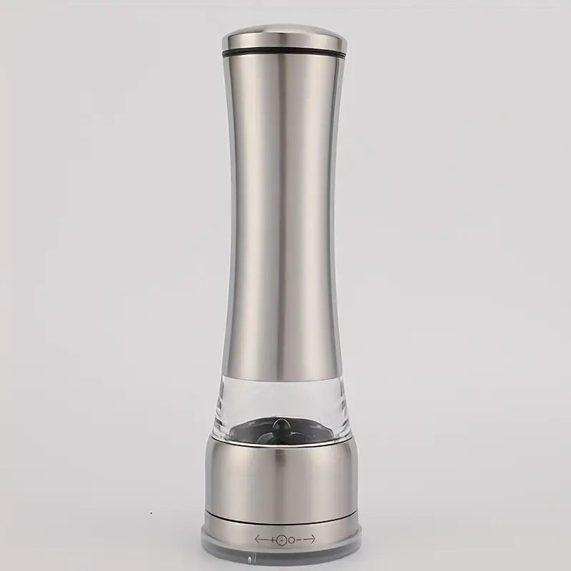 Stainless Steel Manual Pepper Grinder - Adjustable Thickness, Large Capacity, Portable Design for Outdoor Cooking & Home Use, Perfect for Black/White Pepper