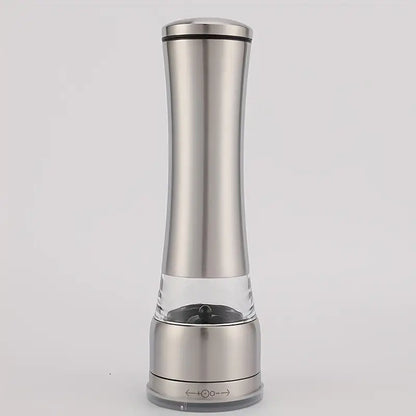 Stainless Steel Manual Pepper Grinder - Adjustable Thickness, Large Capacity, Portable Design for Outdoor Cooking & Home Use, Perfect for Black/White Pepper
