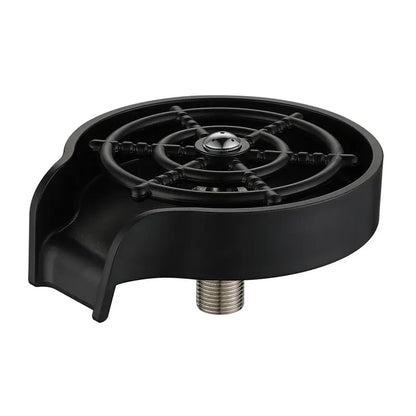 1pc Sink high-pressure household bar counter stainless steel automatic press cup washer, coffee shop no cleaning rinse faucet
