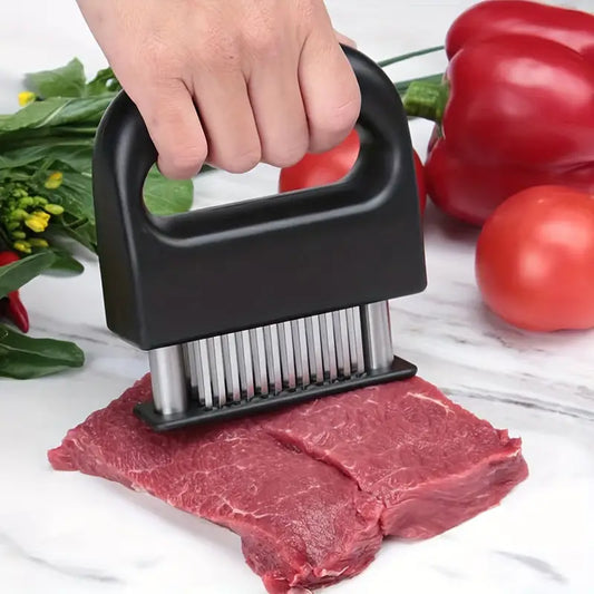 Meat Tenderizer] 48-pin Stainless Steel Meat Tenderizer | Sharp Steak Tenderloin, Roast Meat, Tenderizing Steak Needle, Loose Meat Needle Knocking, Meat Hammer For Beef