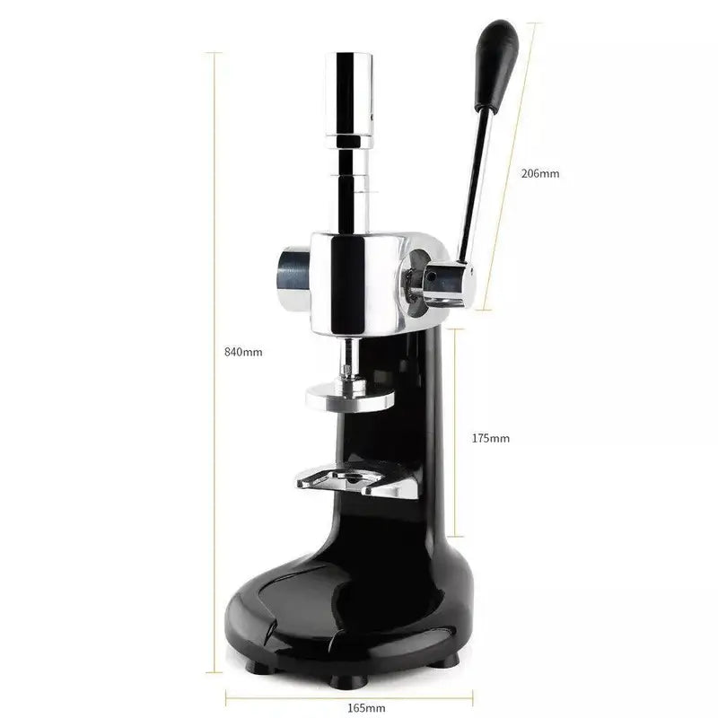 Stainless Steel Manual Coffee Tamper, Commercial Manual Coffee Tamper, Manual Quantitative Coffee Tamper Powder Pressing Machine Coffee Distributor, 57.5mm Diameters