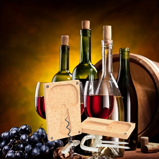 Durable Stainless Steel Wine Puller & Bottle Opener Set - Cork Extractor with Holder Case - Ideal for Christmas and Valentine's Day Gifts