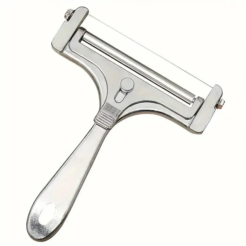 Adjustable Stainless Steel Cheese Slicer | Cheese Cutter Wire Grater Kitchen Gadget, 1pc