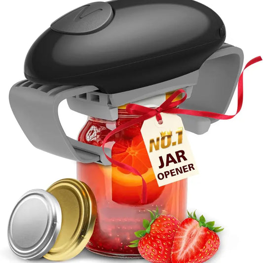 Perfect for Elderly and Arthritis Patients, Great Electric Jar Opener for Weak Hands, Adaptable Size for a Variety of Jar Types