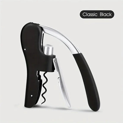 Elegant & Easy-to-Use Wine Bottle Opener - Durable Zinc Alloy, Spiral Corkscrew Tool, Perfect for Home, Bar, and Restaurant Use, Bar Essentials | Elegant Wine Opener | Durable Metal Opener